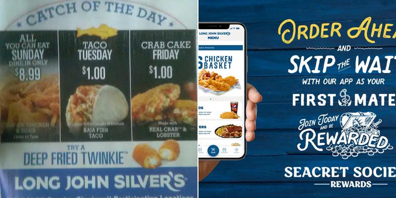 Long John Silver's Menu