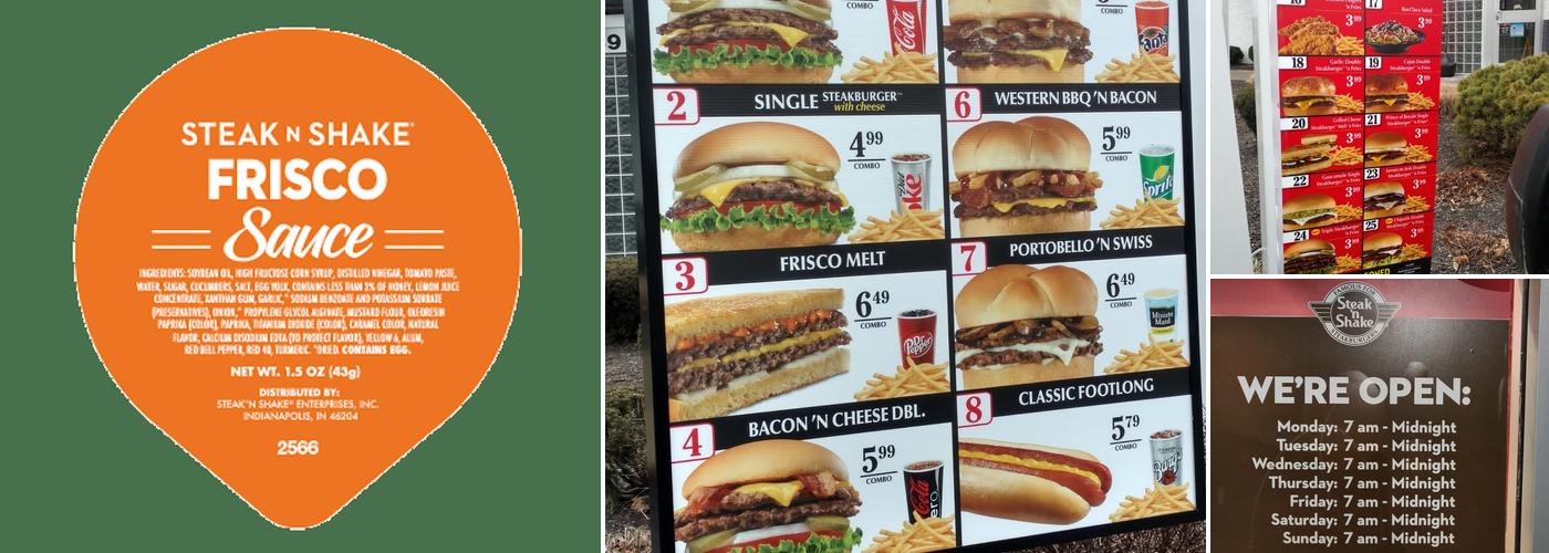 Steak 'n Shake Menu