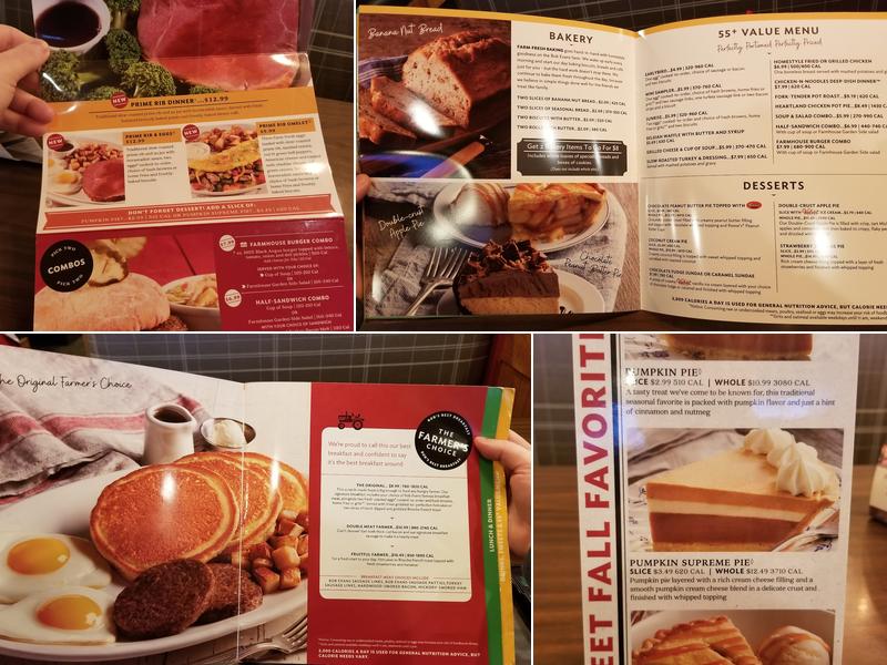 Bob Evans Menu