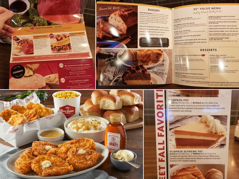 Bob Evans Menu