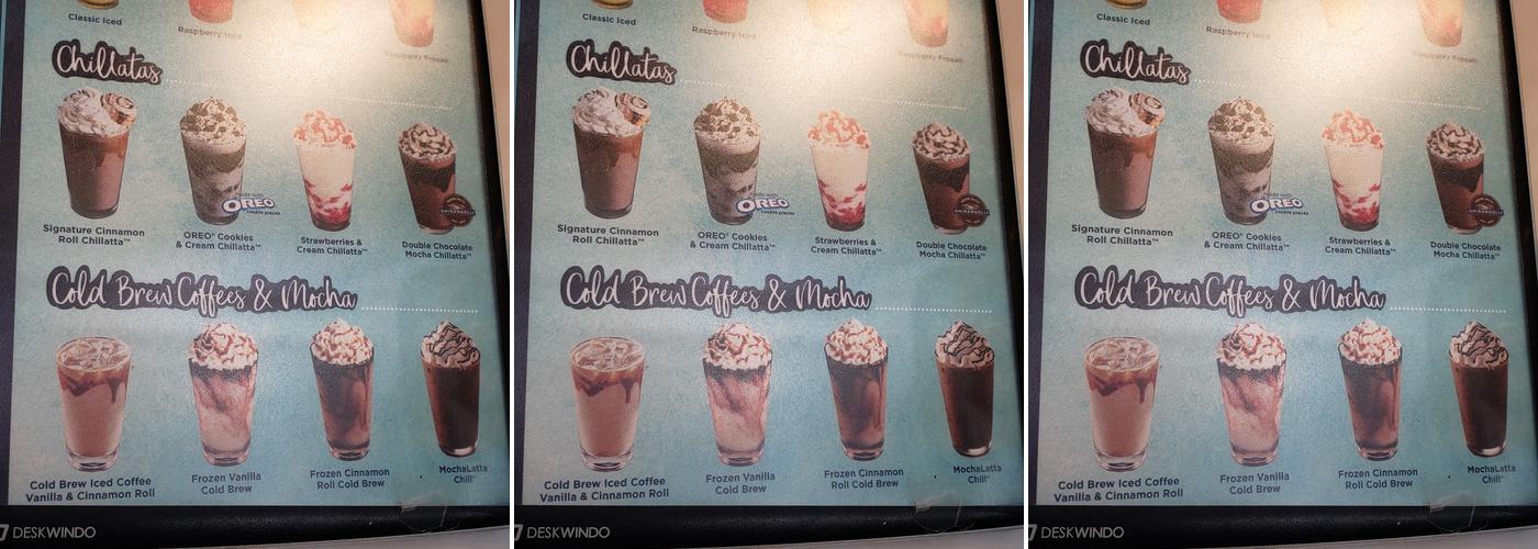 Cinnabon Menu