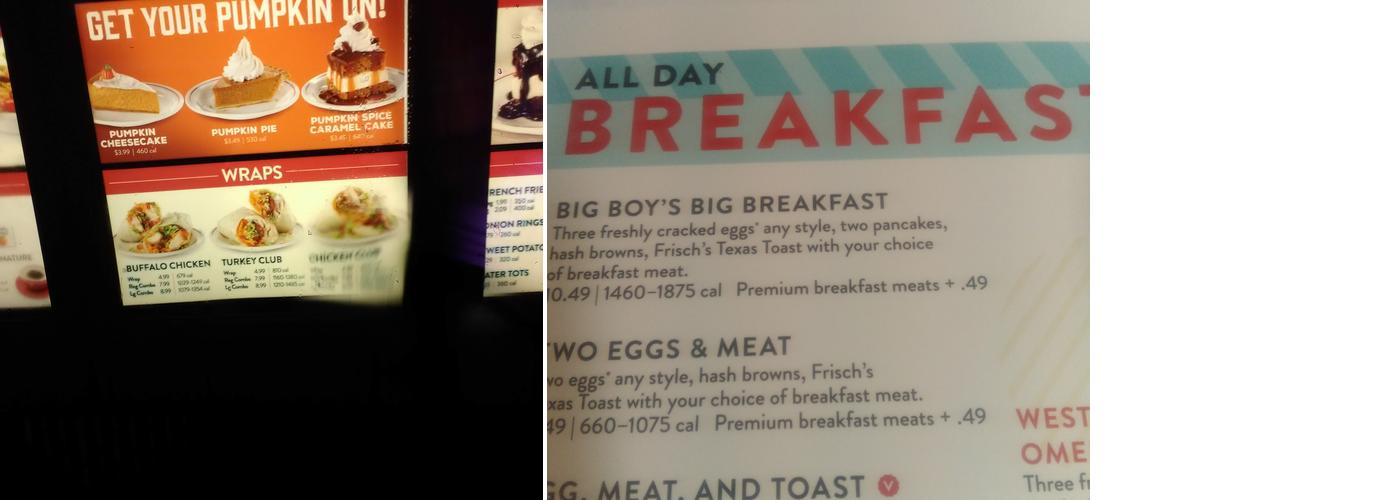 Frisch's Big Boy Menu
