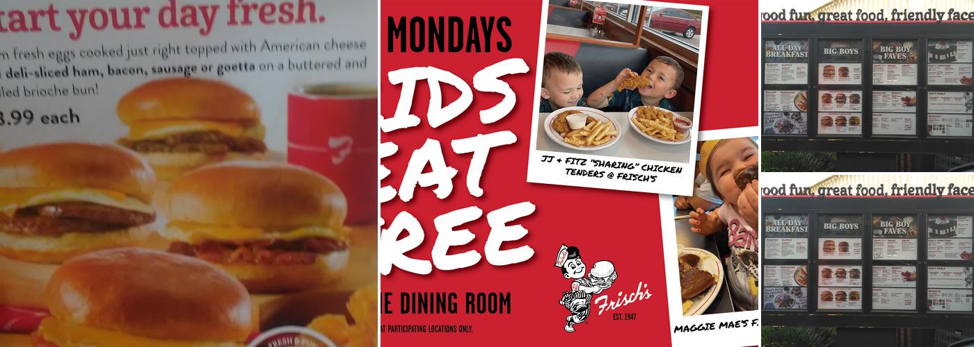 Frisch's Big Boy Menu