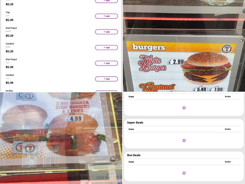 Chicken World Peri Peri Croydon Menu