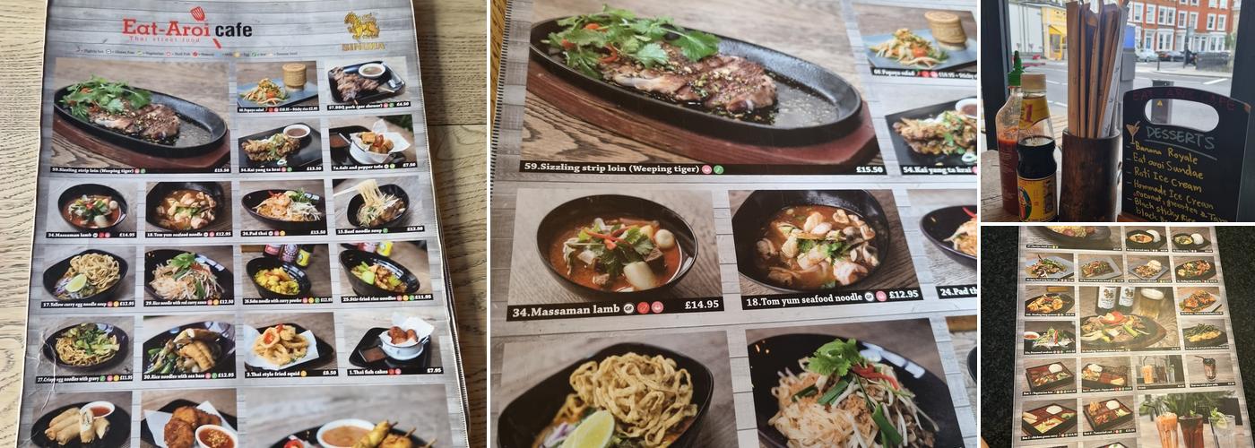 Eat-Aroi Cafe Menu