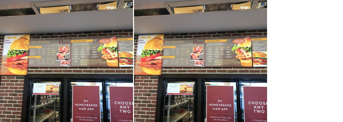 The Honey Baked Ham Company Menu