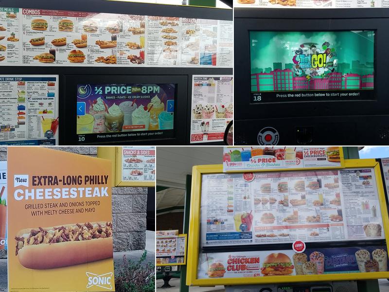 Sonic Drive-In Menu