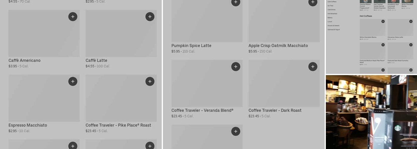 Starbucks Menu