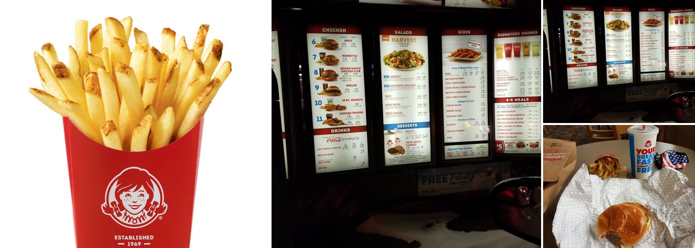 Wendy's Menu