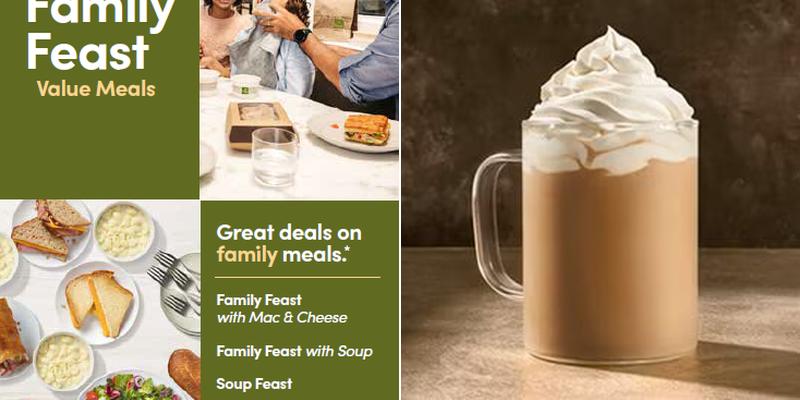 Panera Bread Menu