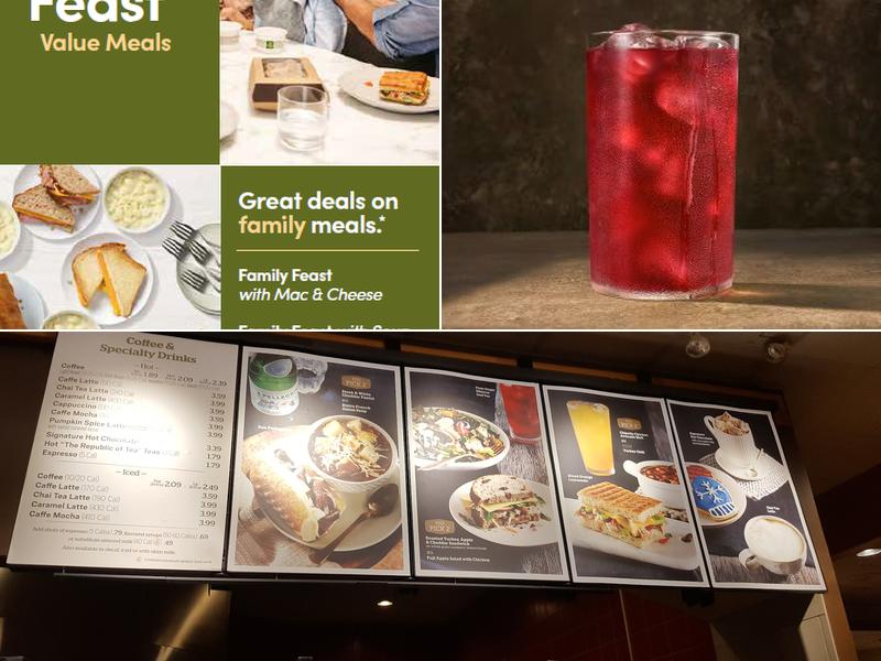 Panera Bread Menu