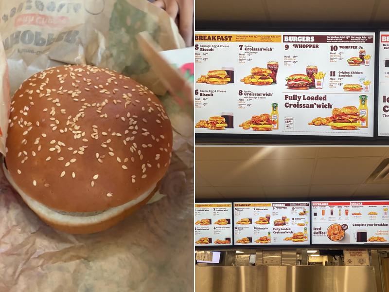 Burger King Menu