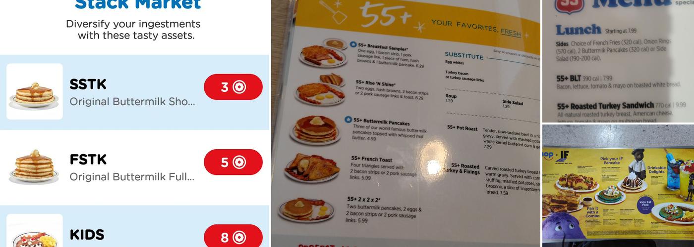 IHOP Menu