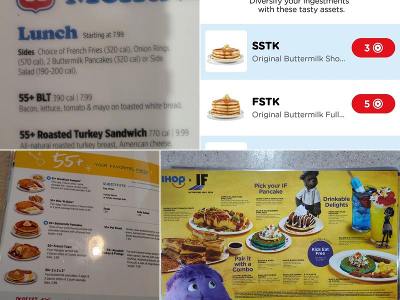 IHOP Menu