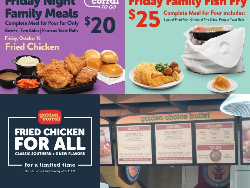 Golden Corral Buffet & Grill Menu