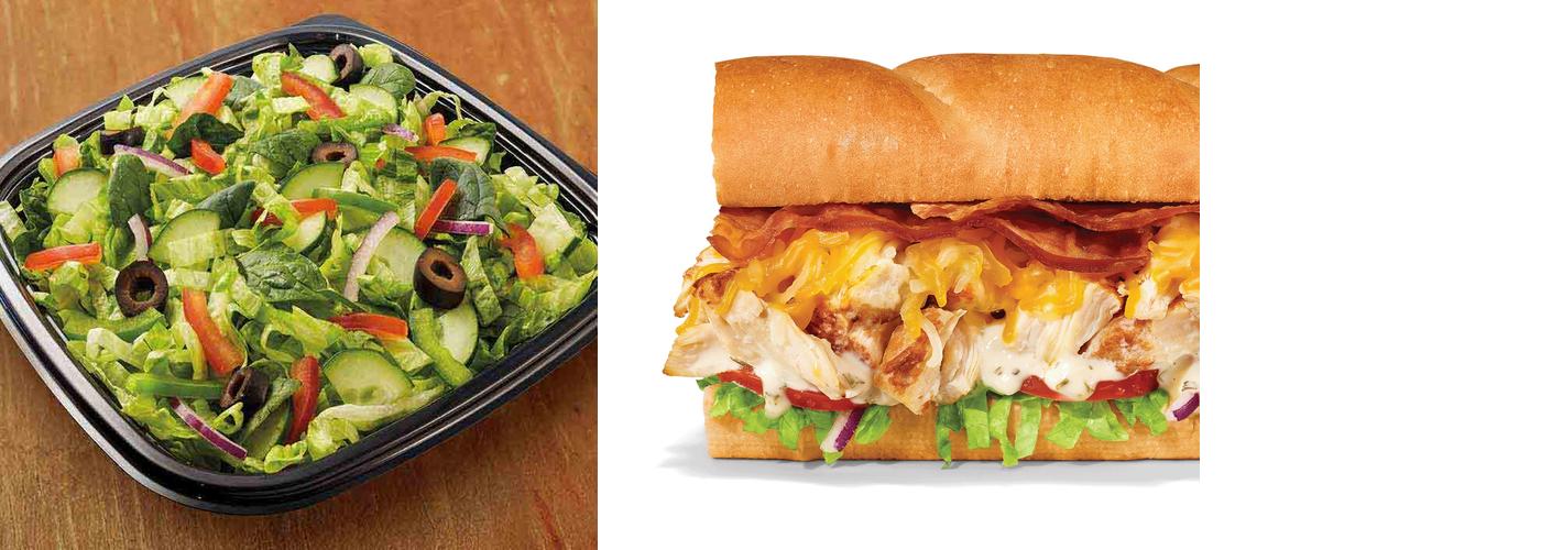 Subway Menu