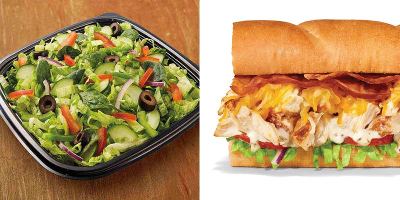 Subway Menu