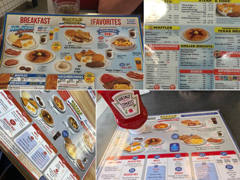 Waffle House Menu