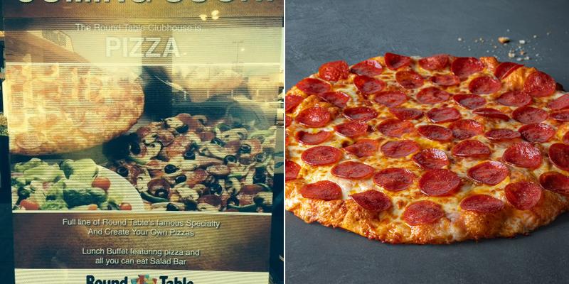 Round Table Pizza Menu