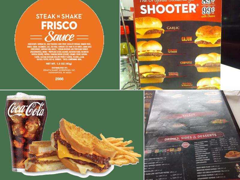 Steak 'n Shake Menu