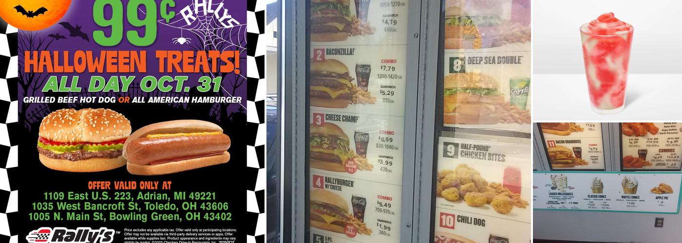 Rally's Menu
