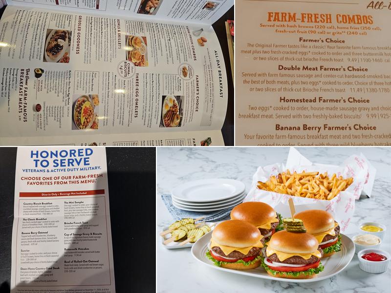 Bob Evans Menu