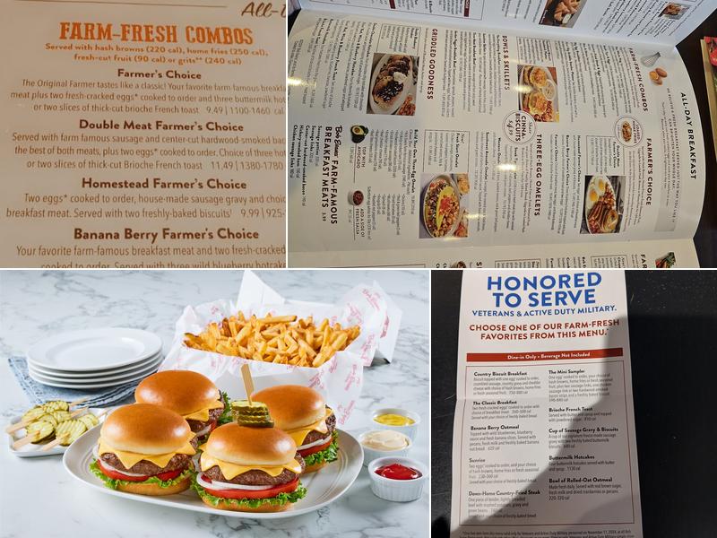 Bob Evans Menu