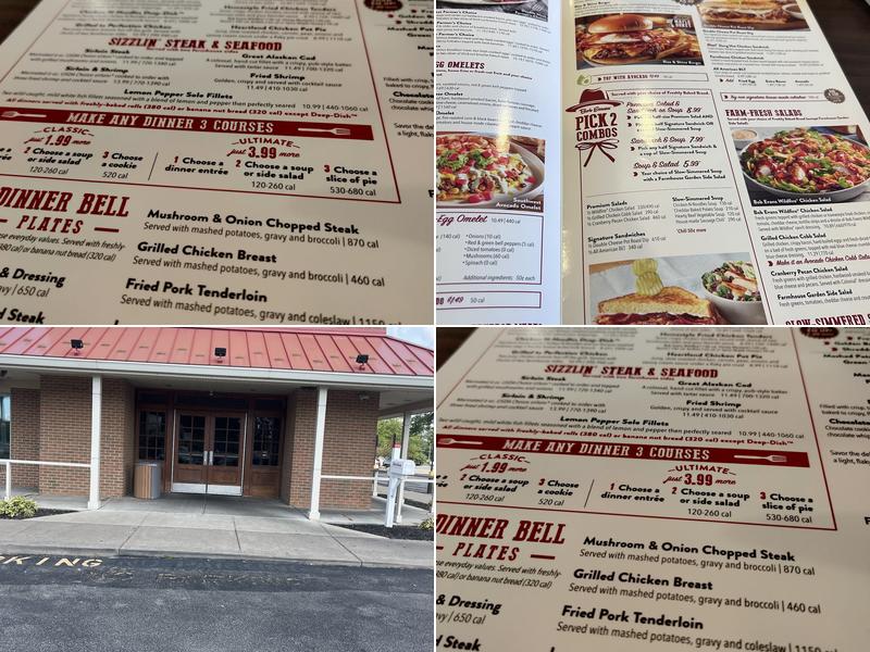 Bob Evans Menu