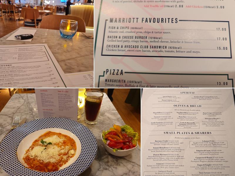 Carluccio's - Marriott Heathrow Menu