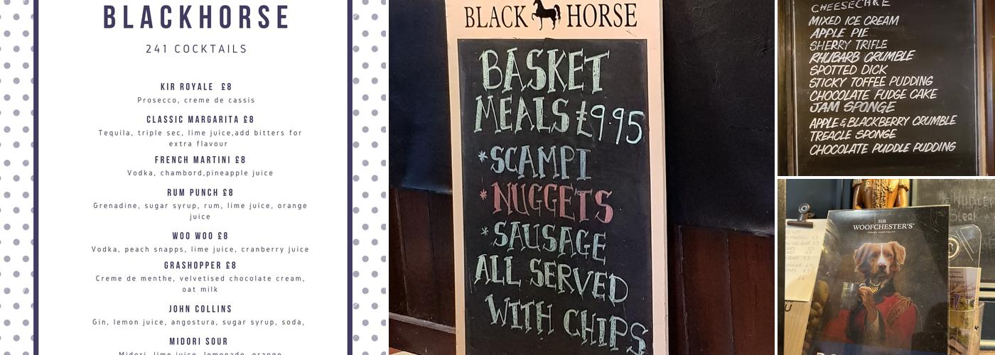 Black Horse Menu