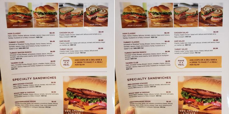 The Honey Baked Ham Company Menu