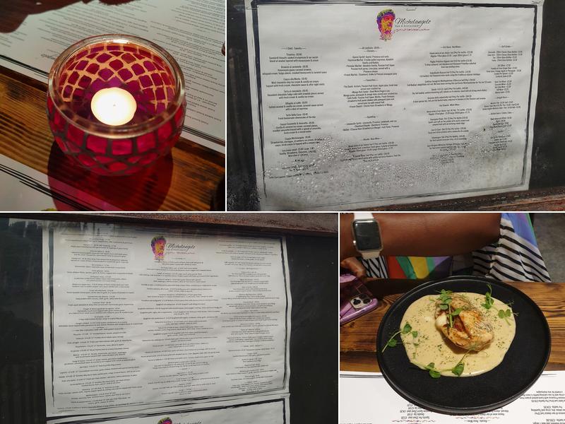 Michelangelo Bar & Restaurant Menu