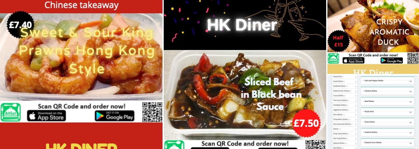 HK Diner Menu
