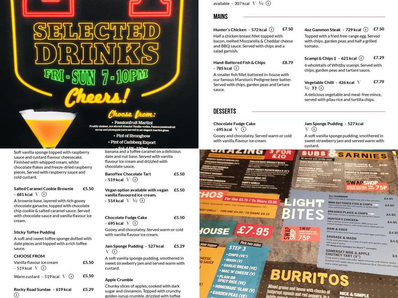 Greyhound Menu