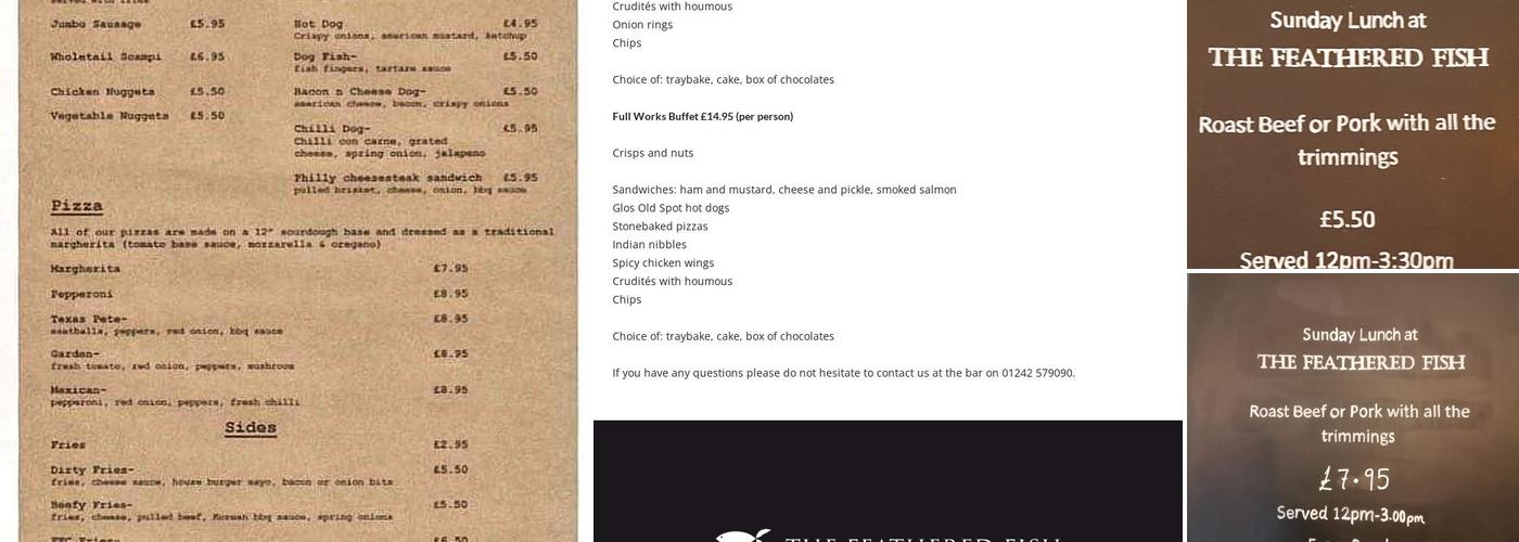 The Feathered Fish Menu