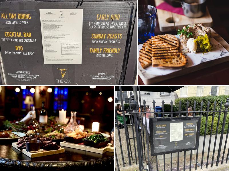 The Ox Cheltenham Menu