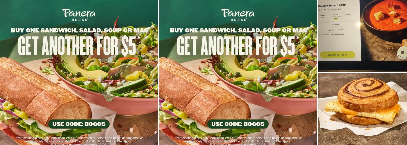 Panera Bread Menu