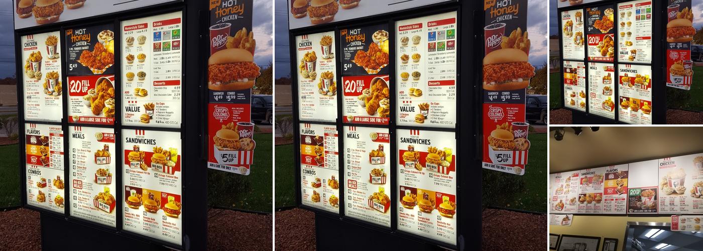KFC Menu