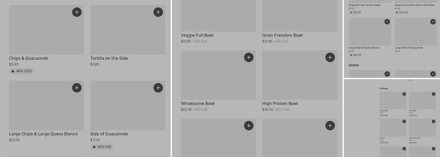 Chipotle Mexican Grill Menu