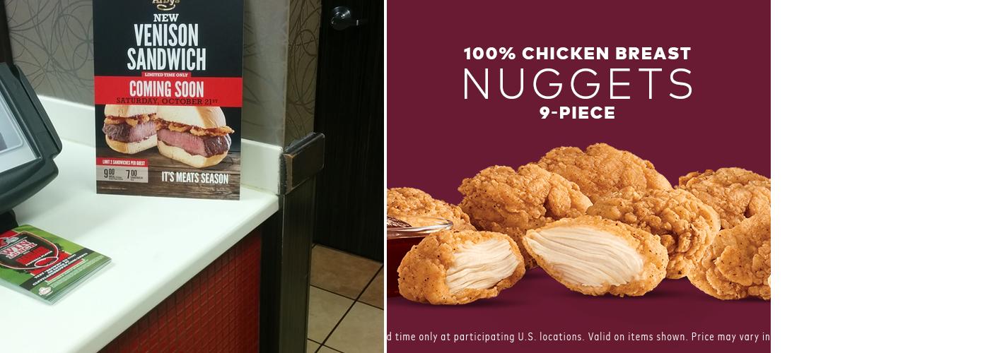 Arby's Menu