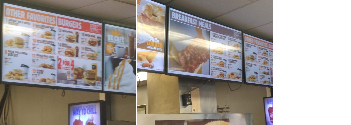 Burger King Menu