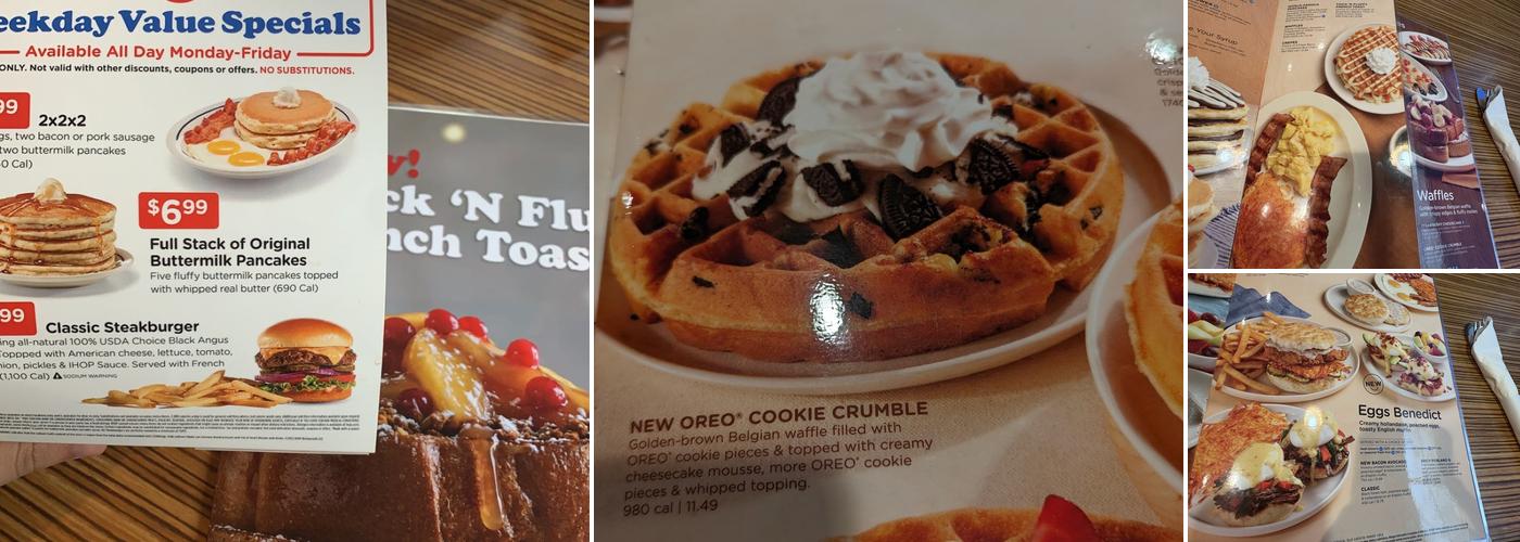 IHOP Menu