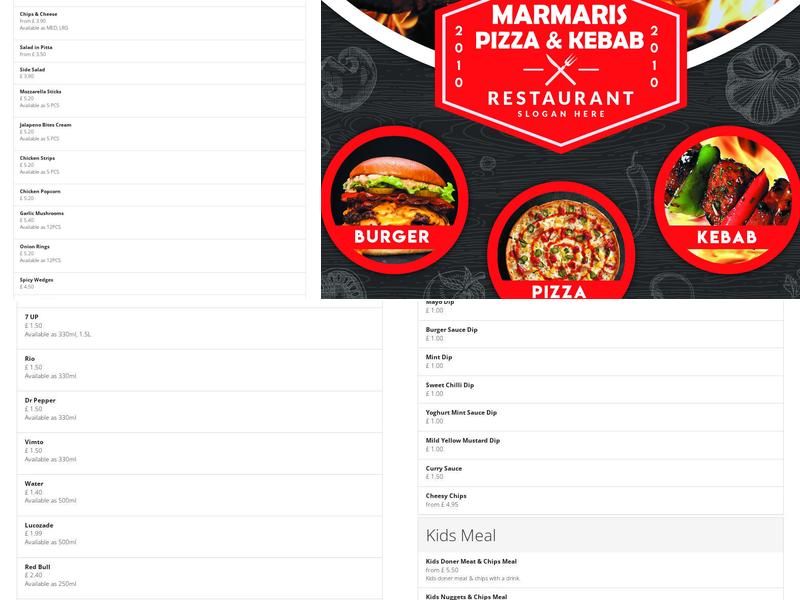 Marmaris Kebab House Menu