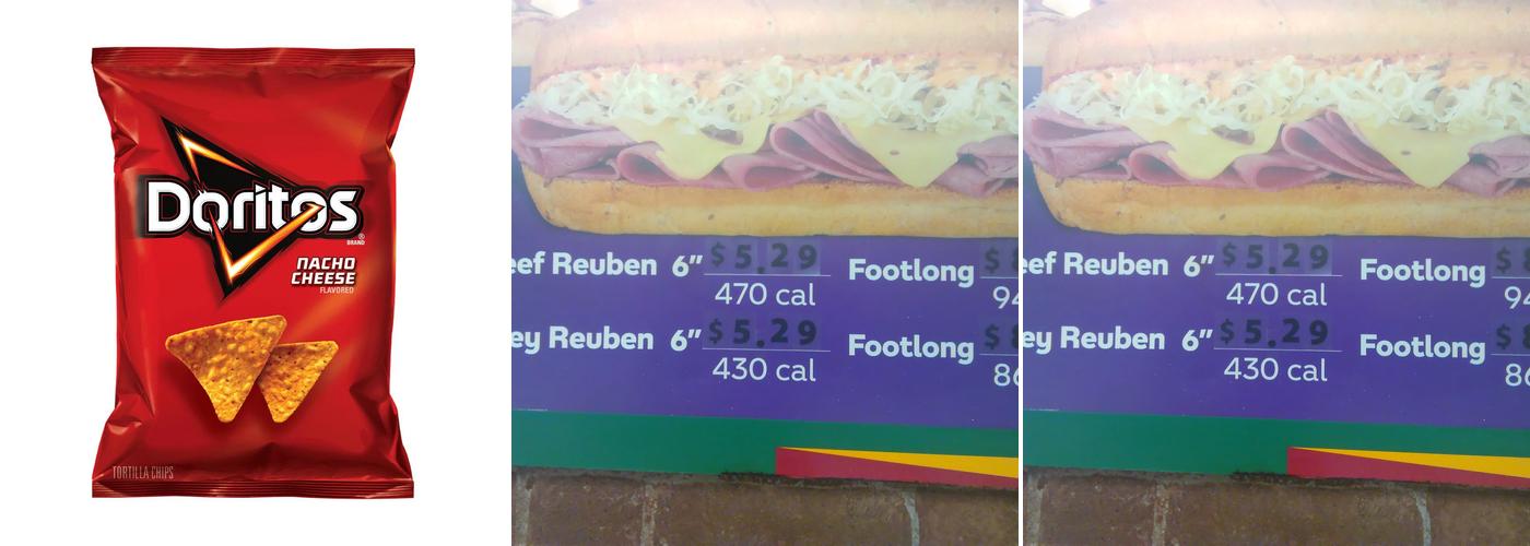 Subway Menu