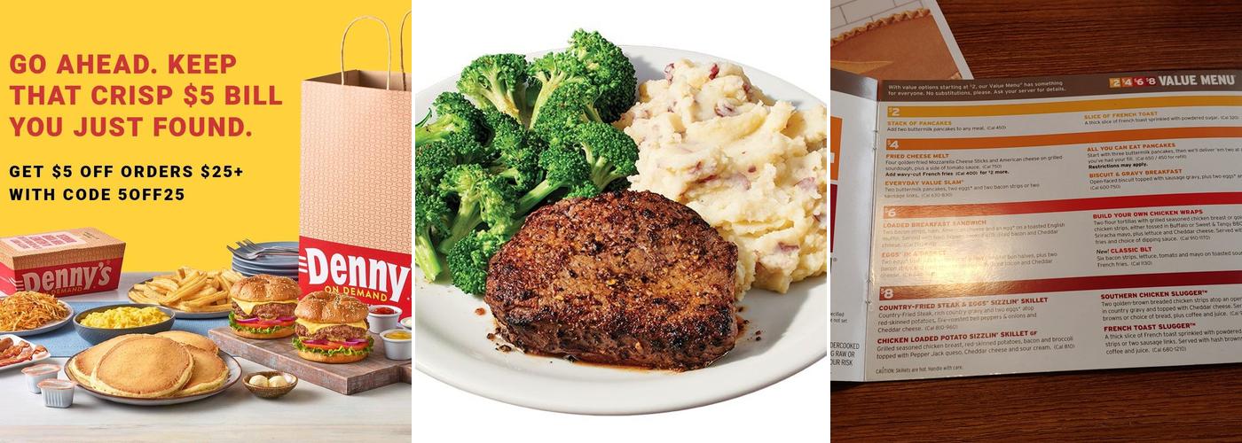 Denny's Restaurant Menu