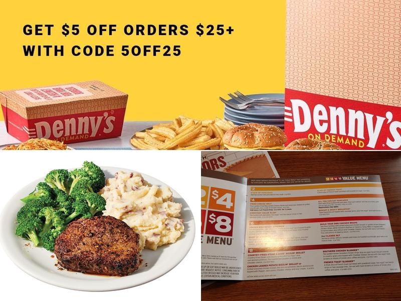 Denny's Restaurant Menu