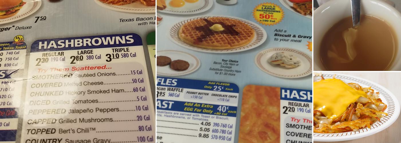 Waffle House Menu