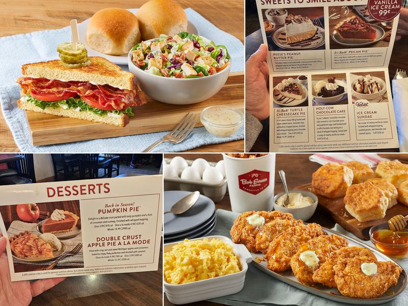 Bob Evans Menu