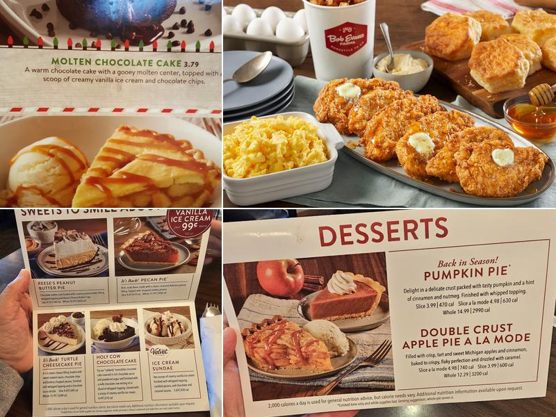 Bob Evans Menu