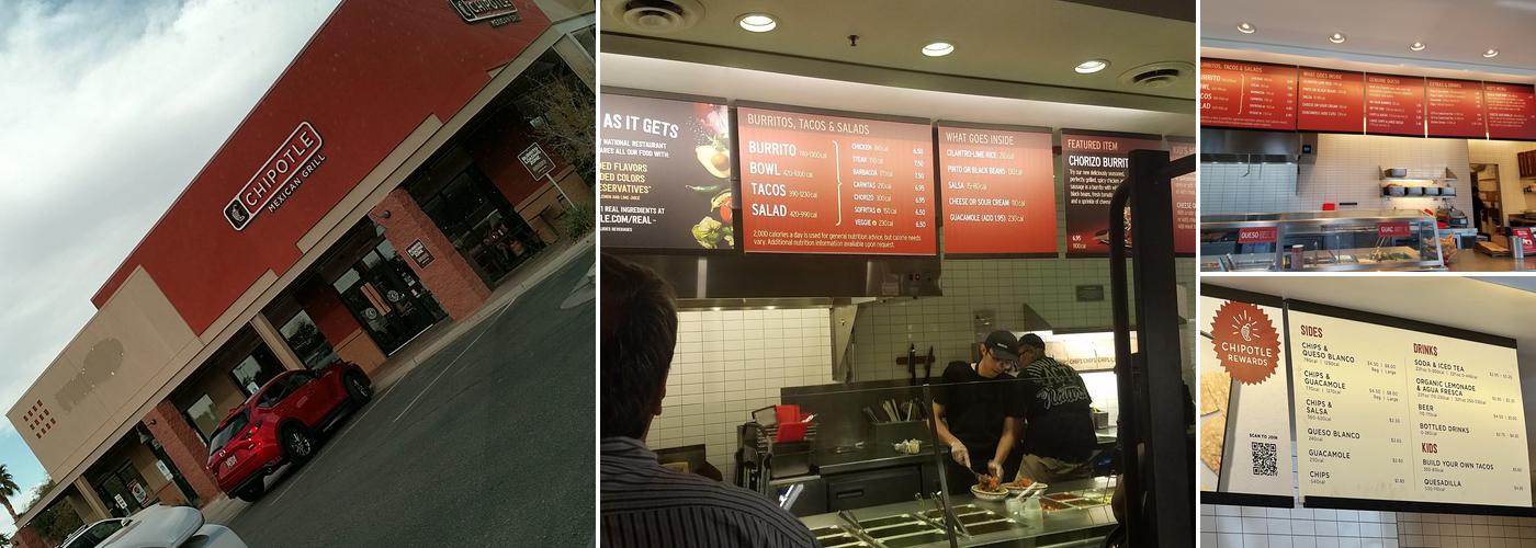 Chipotle Mexican Grill Menu